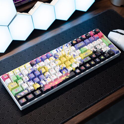 DK100/MK100机械键盘紧凑100键静音三模无线客制化套件麻将音rgb