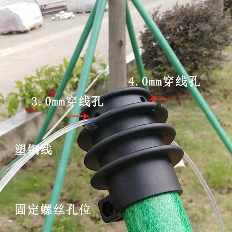 玻璃纤维管番茄百香果爬藤架南瓜架遮阳网支撑立杆生蚝养殖排立柱
