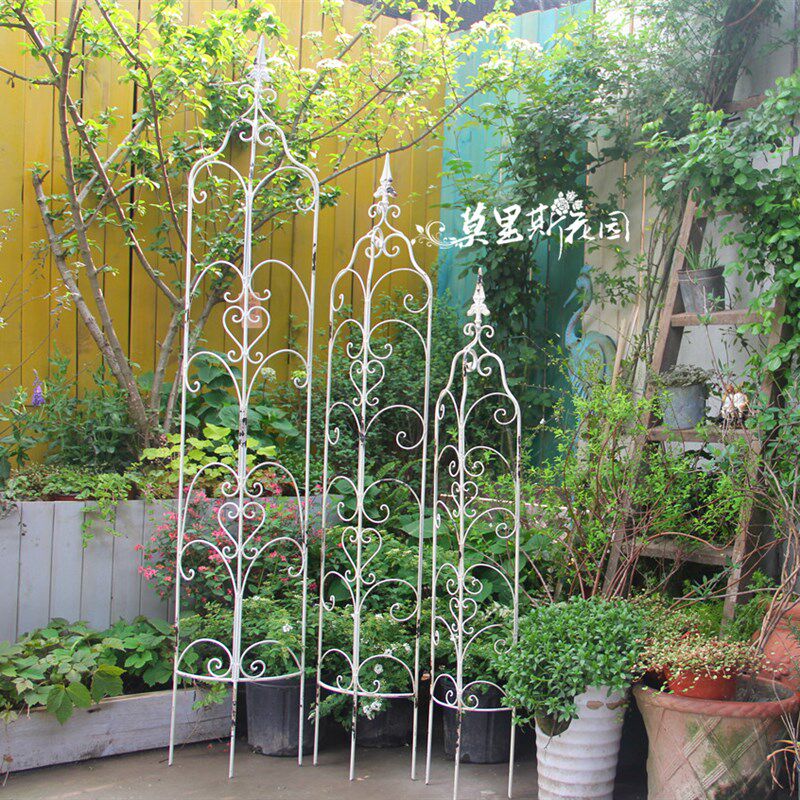 莫里斯花园出品订单花园杂货植物攀爬架铁线莲欧月爬藤架支撑架