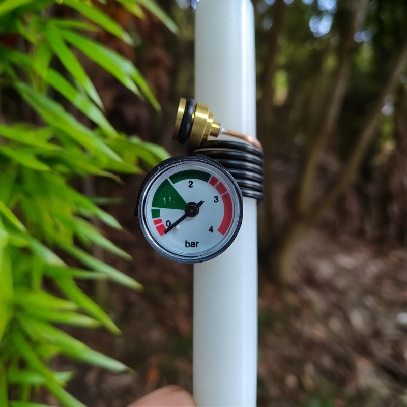 八喜壁挂炉压力表水压表蒸汽表毛细管压力表维修配件