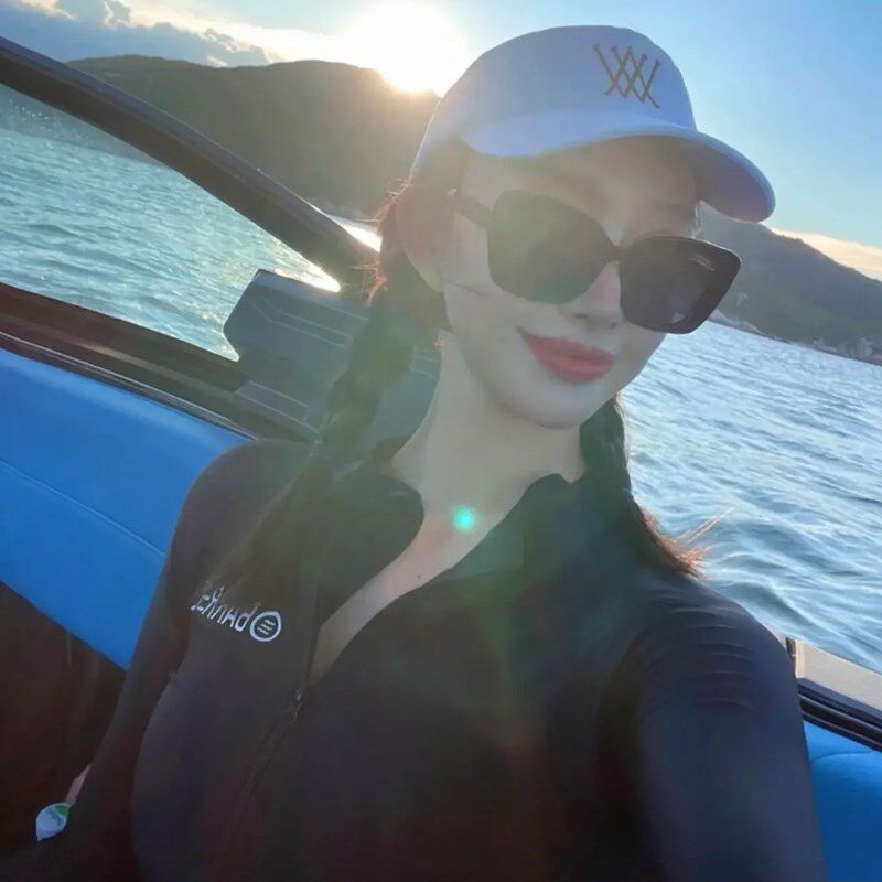 韩新款冲浪服女长袖长裤泳衣全身防晒速干紧身浮潜防水母潜水服