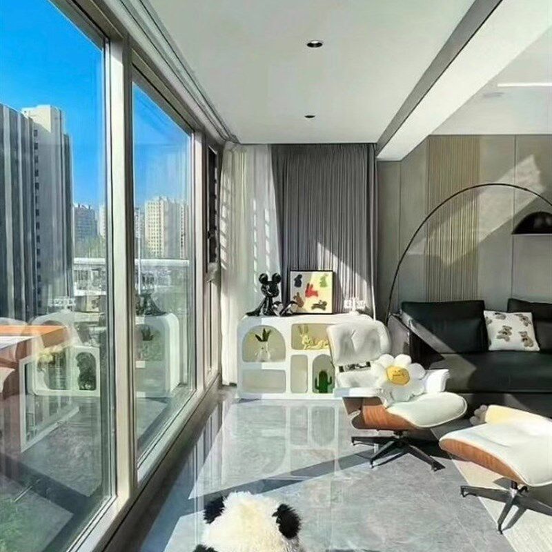 珠海断桥铝门窗封阳台窗纱一体隔音隔热玻璃全景窗铝合金防盗门窗