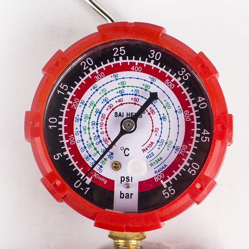 新款r22制冷剂家用410变频空调加氟表套装加雪种氟利昂冷媒压力表