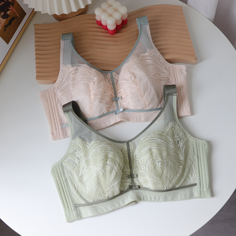 大胸显小胸调整型内衣女 收副乳上托有钢圈防下垂全罩杯薄款文胸