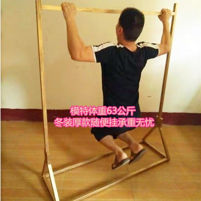 欧式铁艺服装架展示架 落地式婚纱陈列架 服装店货架侧挂龙门衣架