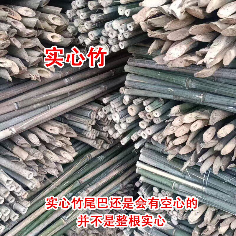实心竹竹竿菜园搭架用竹子豆角黄瓜西红柿爬藤竹杆辣椒竹竿