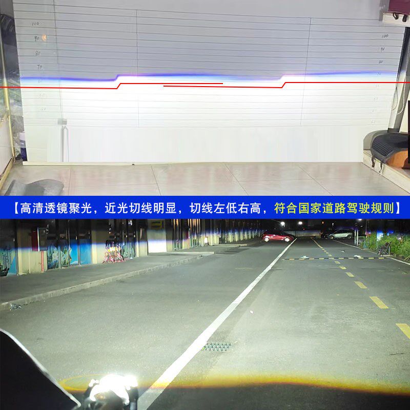 适用于新阳光骊威逍客大灯总成改装LED双光透镜车头灯远近光大灯