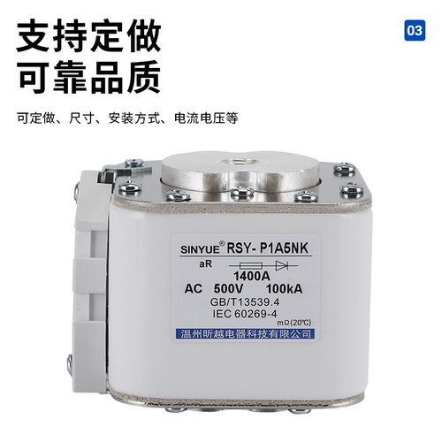 快速熔断器500V1600A1800A-P1A5NK半导体设备保护用熔断体RSY/RS8