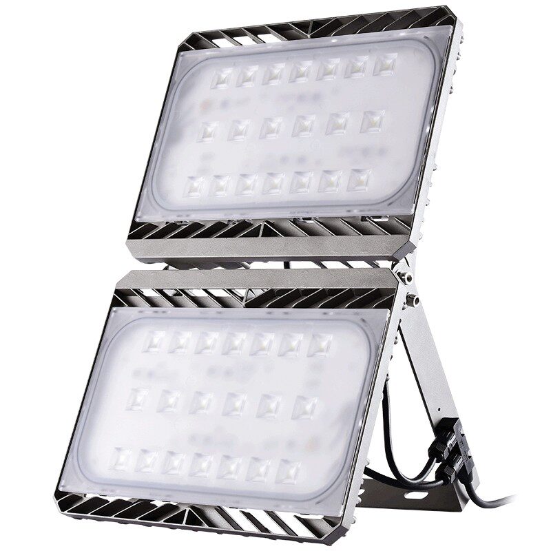 led投光灯50W100W户外篮球场照明灯防水投射灯室外工程专用泛光灯