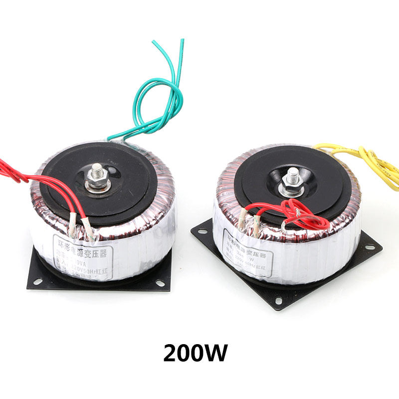 环形变压器50w100w200w交流220V转交流12V/24V/36V 环牛纯铜包邮