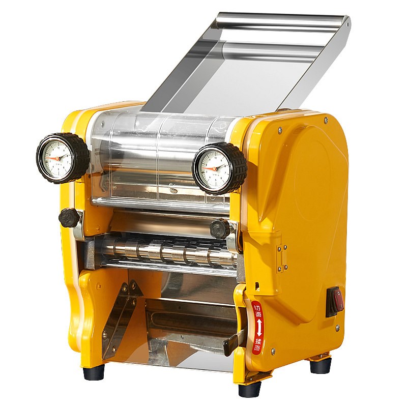 新款彩色电动免拆刀压面机揉面机面条机多功能饺子皮机不含底柜