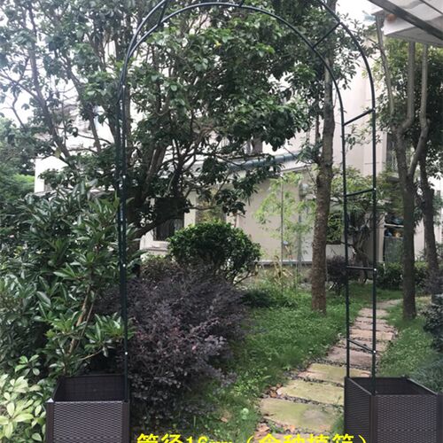 拱门爬藤架 拱形花架网格花架黄瓜藤架 葡萄铁线莲架种植架镀锌管