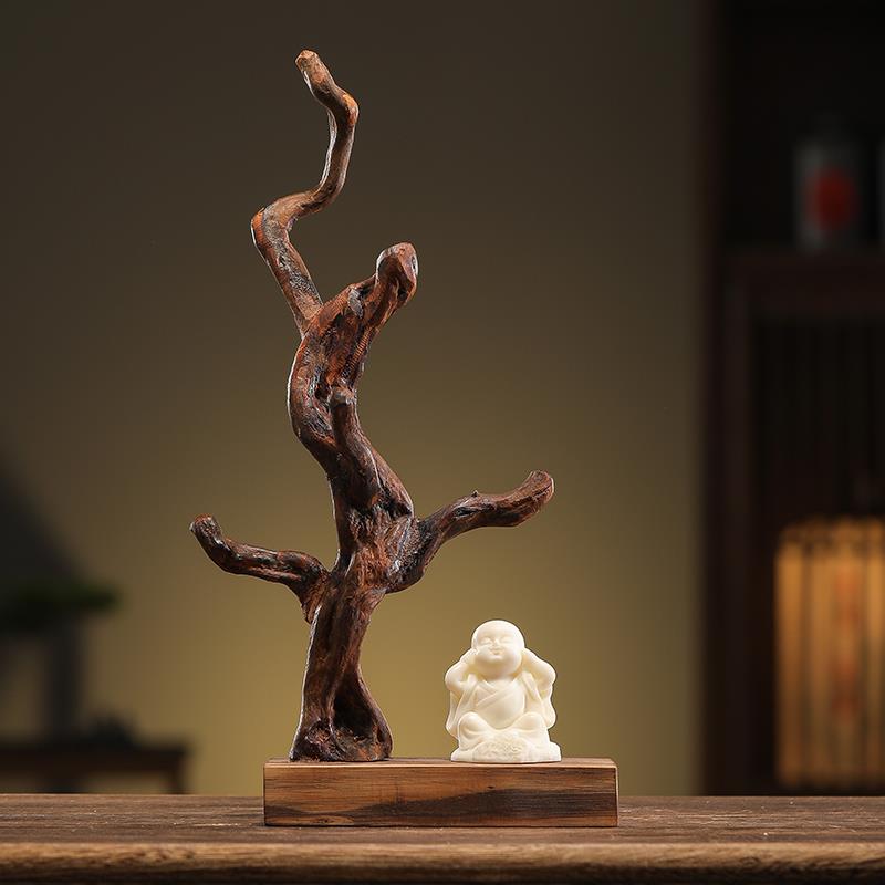 手串挂架实木文玩挂串展示架佛珠核桃收纳手链中式木质首饰置物架