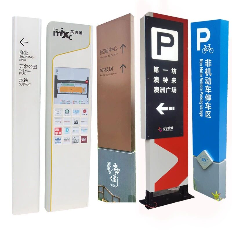 户外导向牌广告牌精神堡垒景区宣传栏道路指引指示牌标识牌导视牌