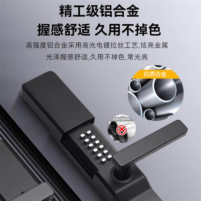 不锈钢防盗门机械密码锁家用入户木门别墅双面防水庭院铝艺大门锁