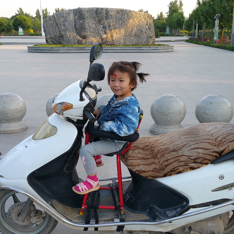 大踏板电动摩托车儿童座椅女士助力电动车电摩宝宝座椅小孩子车座