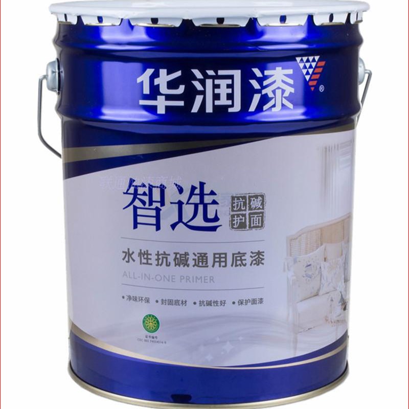 华润新款白色漆智选抗碱护面水性通用内墙底漆SD49防水乳胶漆潮霉