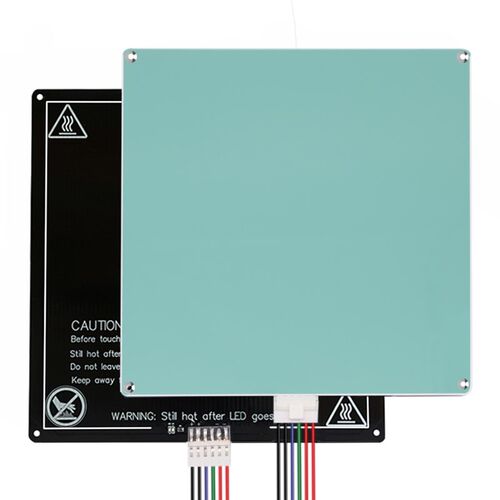 3D印表机热床diy 套件 mk3铝基板平台 reprap加热板铝板配件 沉孔