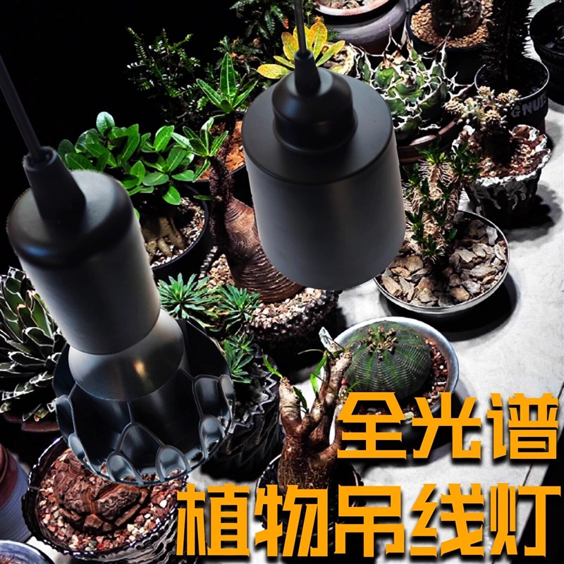 全光谱植物补光灯仿太阳光照室内绿植热植家用吊灯盆栽花卉生长灯