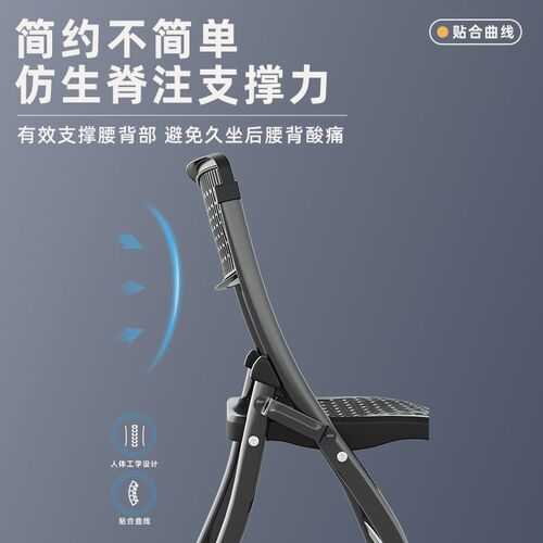 培训椅带桌板会议培训室桌椅一体凳子可折叠椅子办公写字板会议椅