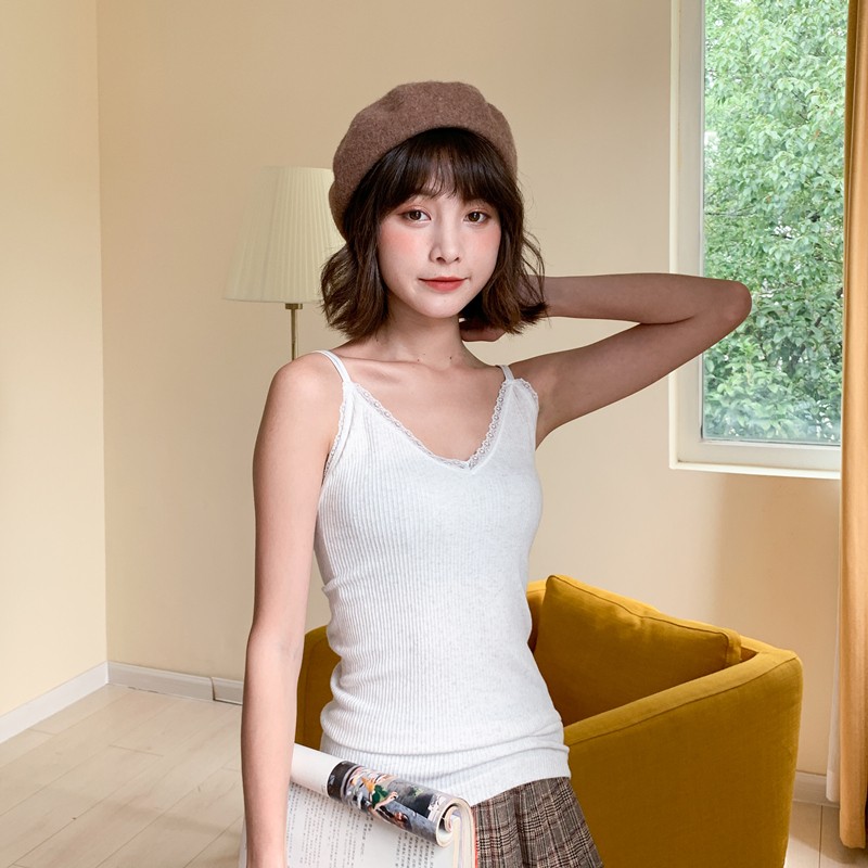 柔棉条纹打底衫高弹力自发热保暖内衣女加绒紧身秋冬长袖上衣单件
