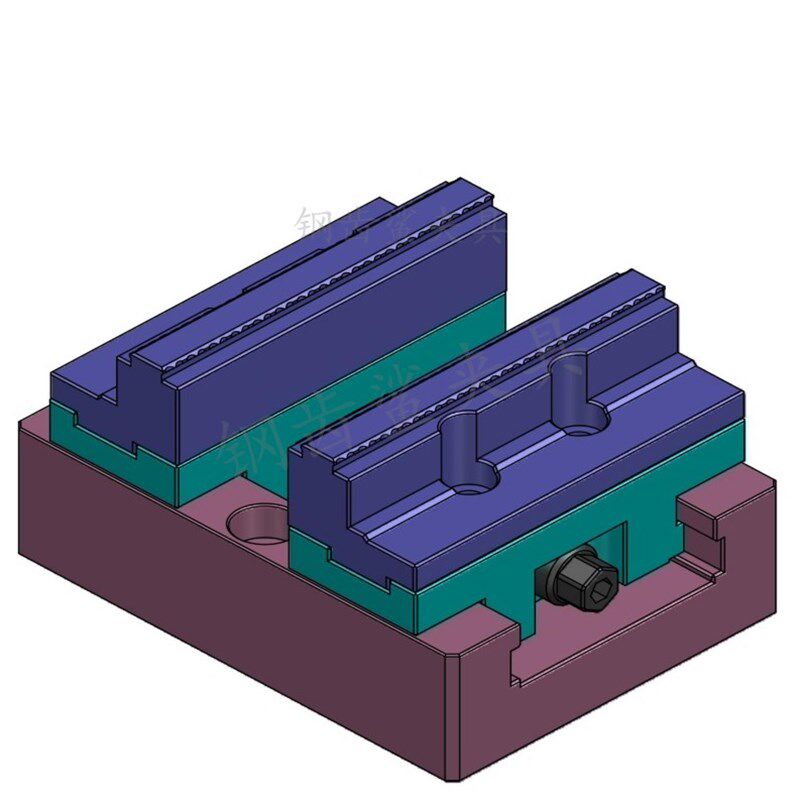 四五轴虎钳自定心零点快换夹具CNC数控工装精密机床同加平口345寸
