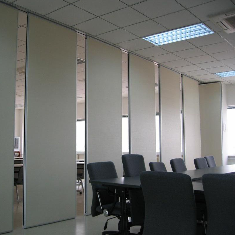 办公室移动隔断墙折叠门悬挂吊轨道会议室活动屏风隔音高隔断厂家