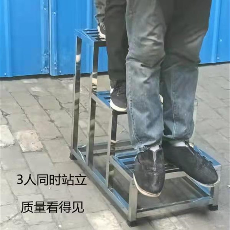 不锈钢脚踏凳家用室内小楼梯台阶踏步梯子两二三四步梯台阶凳梯凳