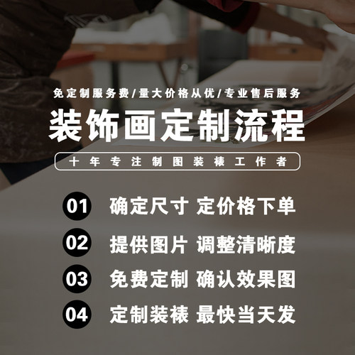 装饰画定制挂画订制无框画油画来图定做版画打印画芯高档装裱国画