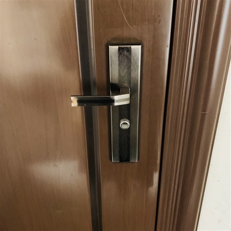 盼盼美心老式门锁实心把手防盗门拉手11#13型 孔距222/235