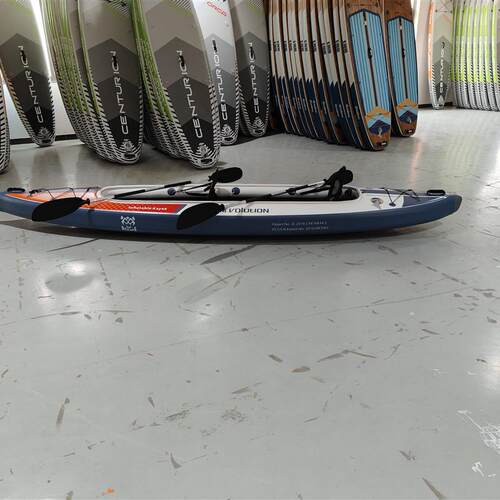 出口美国大品牌充气折叠揹包船,一款更接近硬艇的充气皮划艇