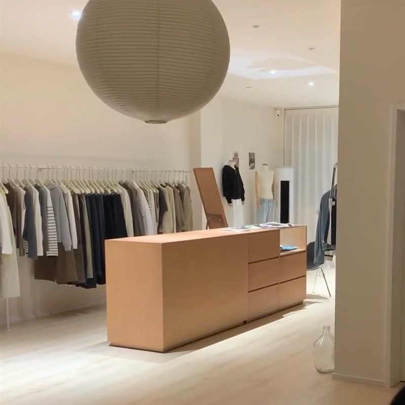 服装店中岛柜展示台女装店童装店吧台柜收银台店铺展示柜陈列柜子