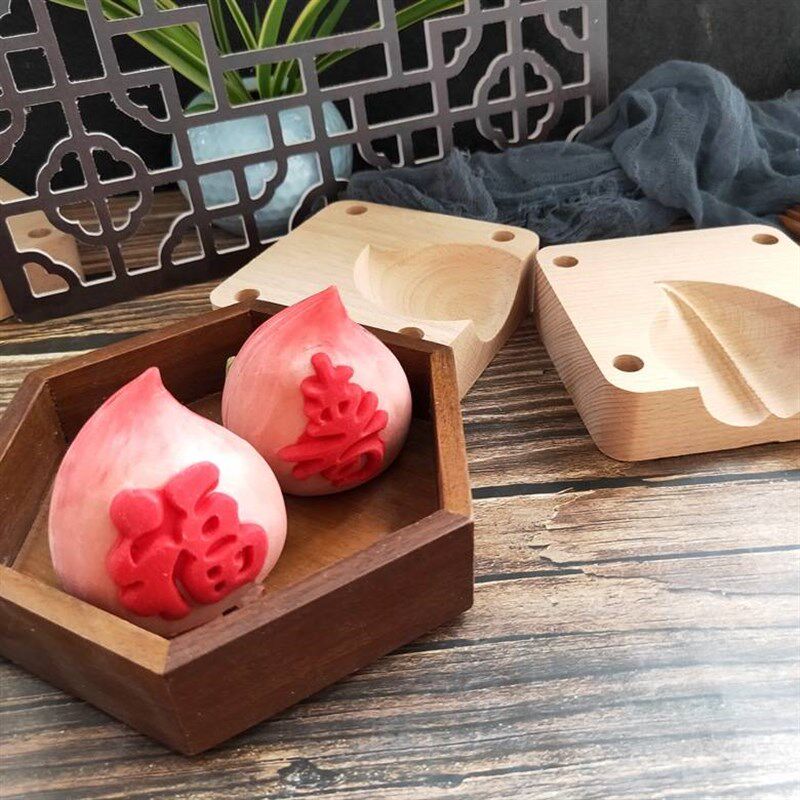 木质馒头模具3D立体寿桃模面食米粿蛋糕模具