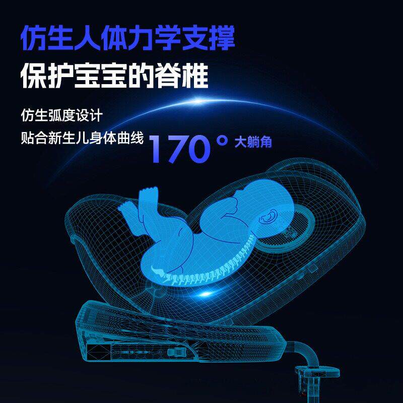 宝宝车上安全座椅汽车用婴儿儿童车载360度旋转简易式坐椅0岁通用