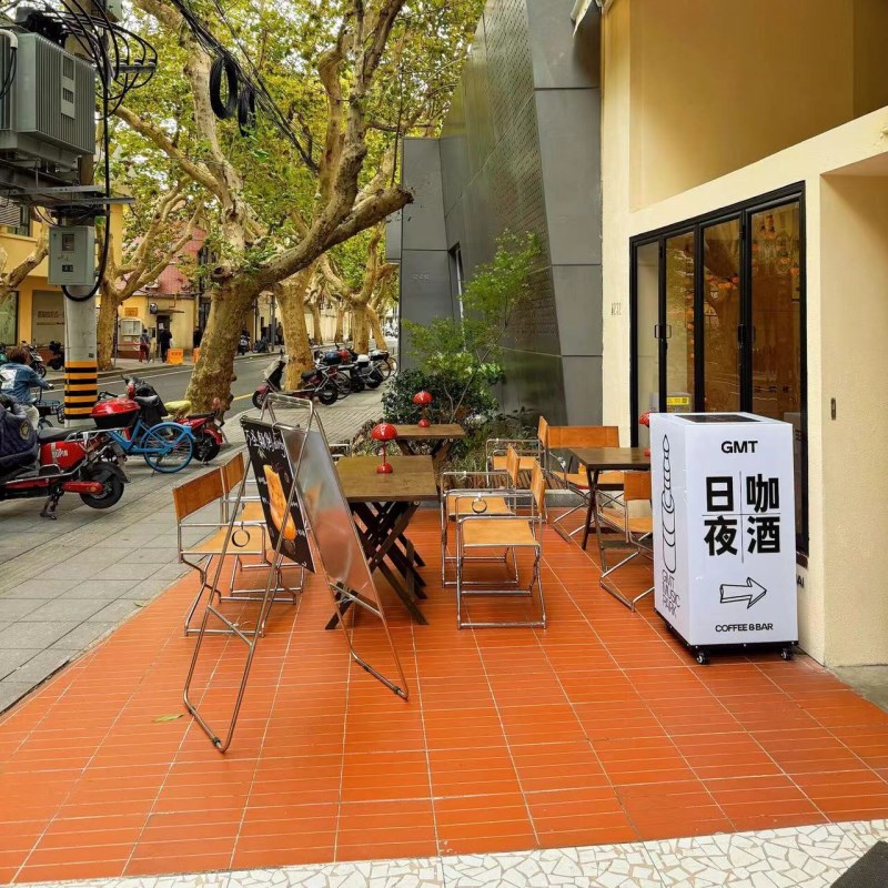 亚克力灯箱广告牌定制太阳能立式可移动招牌咖啡奶茶花店灯牌门牌