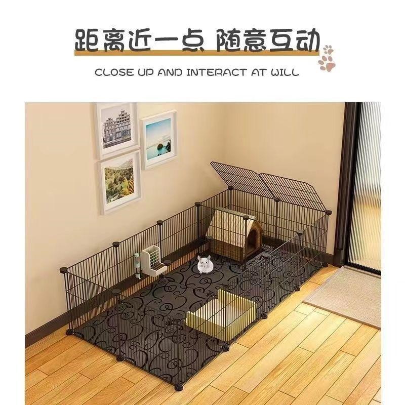 仓鼠围栏小型宠物加密笼带厕所三层松鼠笼豚鼠荷兰猪超大别墅猫笼
