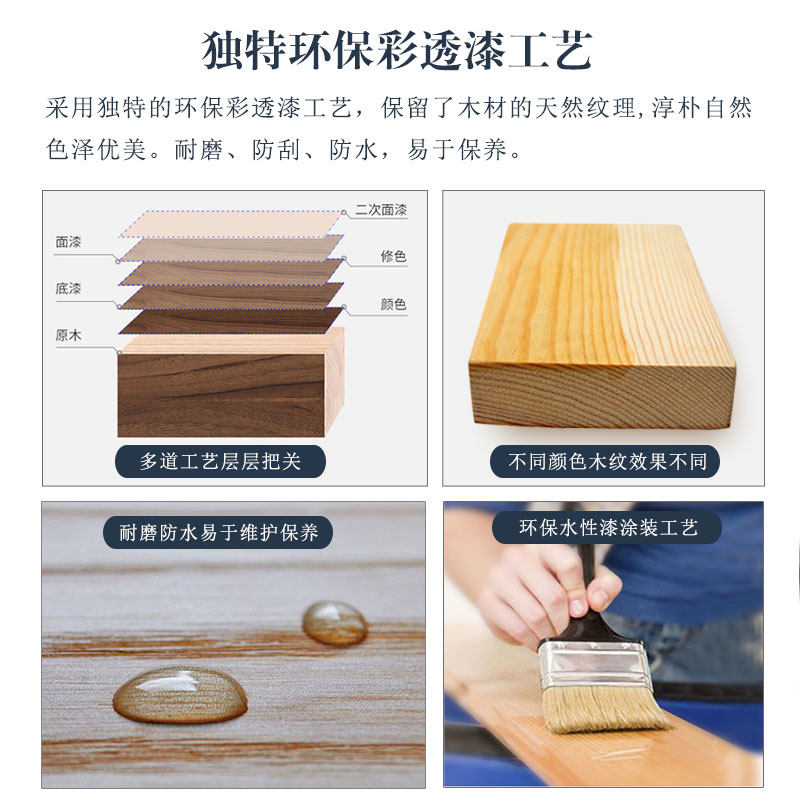 新中式实木床现代简约四柱架子床东南亚风格家具民宿榻榻米双人床