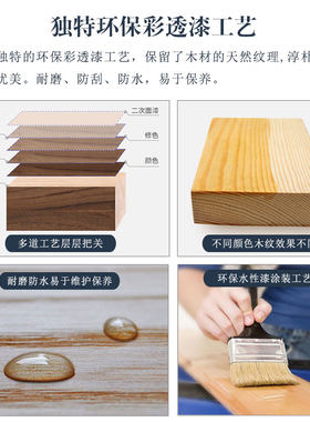 新中式实木床现代简约四柱架子床东南亚风格家具民宿榻榻米双人床