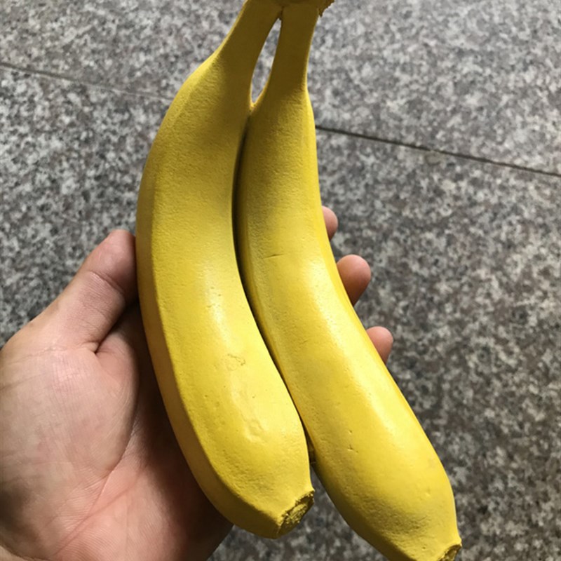天然玉石精雕香蕉摆件仿真水果梨玉石橙子家居摆件观赏奇石