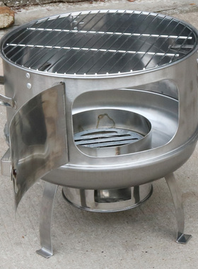 40型多功能吊炉野外便携烧烤炉烤鸭乳鸽吊烧鸡炉家用小型挂烤串炉