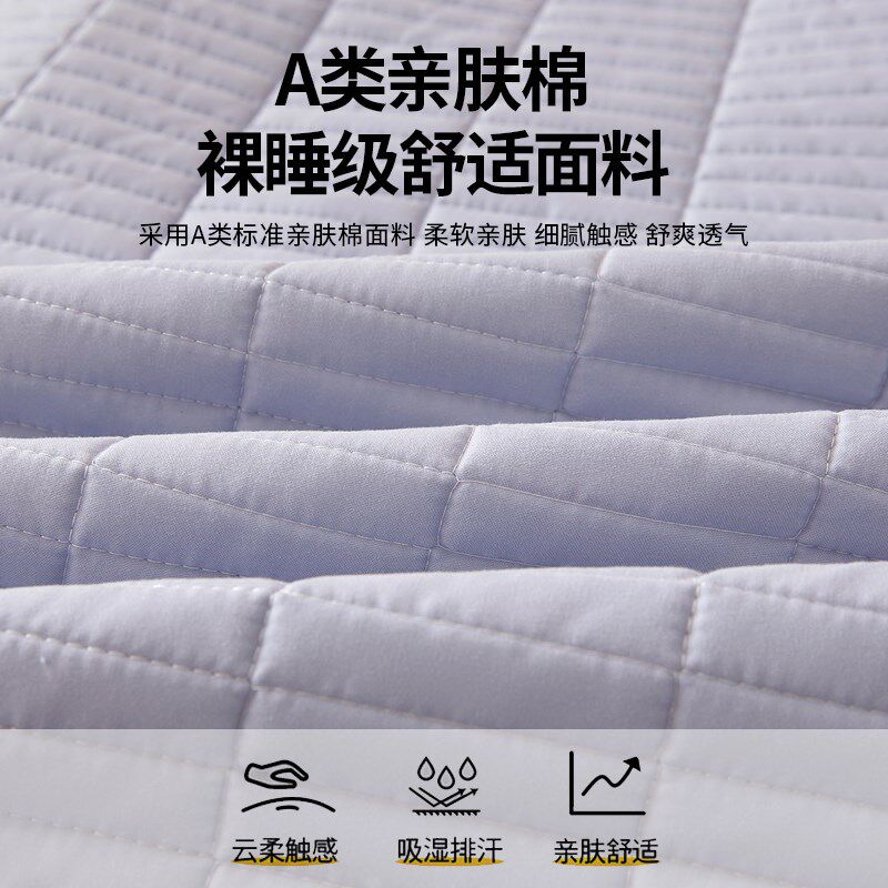 防水隔尿床垫软垫家用大豆夹棉床护垫防滑垫被褥子卧室宿舍保护垫