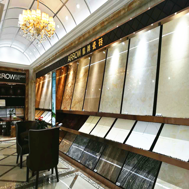 瓷砖店装饰毛毯地毯展厅展架展柜地板瓷砖缝装饰地毯条裁剪定制