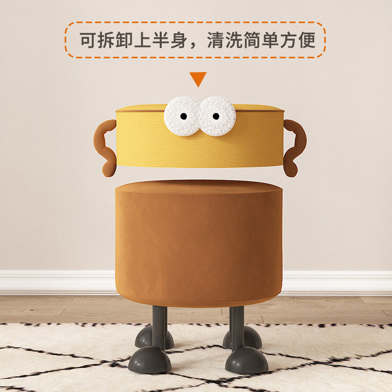 卡通可爱换鞋凳家用门口入户创意个性进门玄关小凳子衣帽间沙发凳