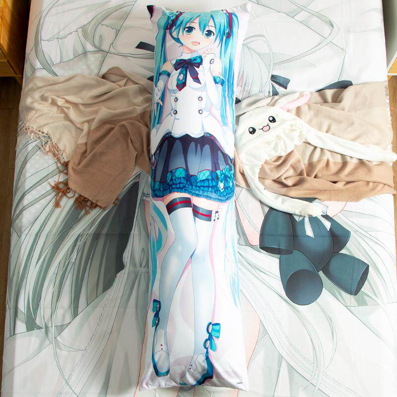 二次元动漫初音学生等身抱枕公主殿下1.8米床头长靠垫1.5枕头套子