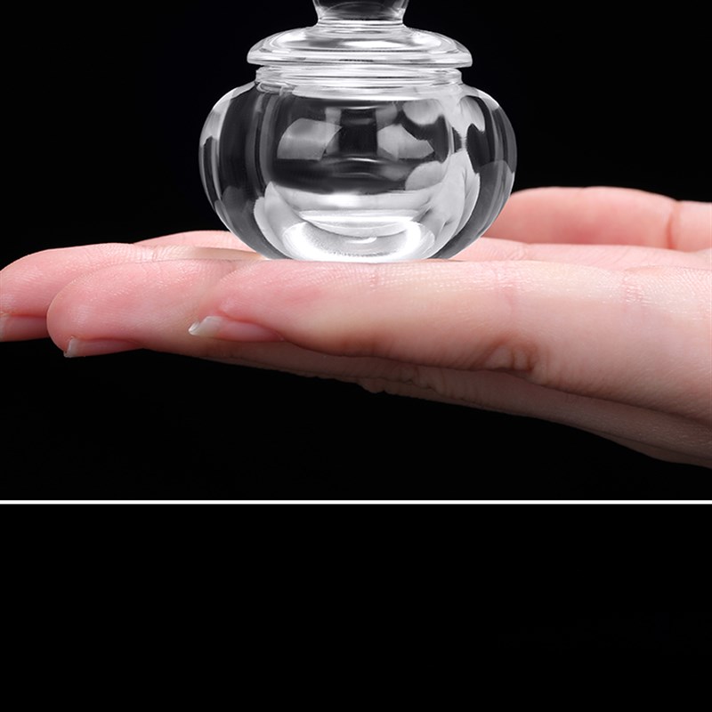 水晶舍利塔塔瓶子原矿白水晶密宗用供奉摆件小号嘎乌盒宝瓶