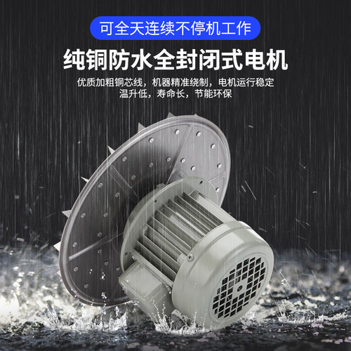 永成CZ-TD550W220V炉灶中压离心式燃烧机锅炉鼓风机吹干中压风机