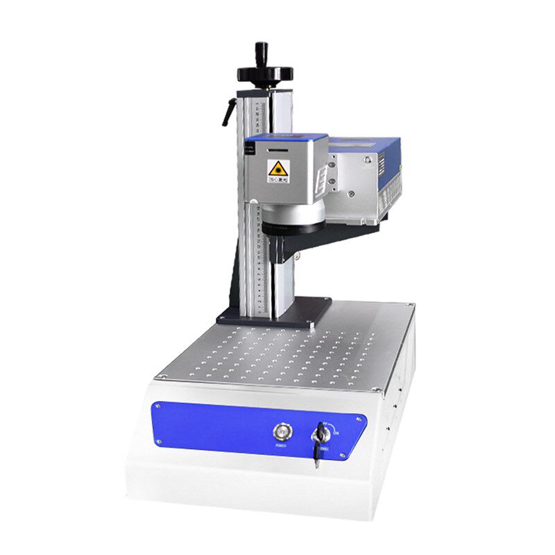 汉工60w石头激光雕刻机小型全自动鹅卵石玉石刻字印章激光打标机