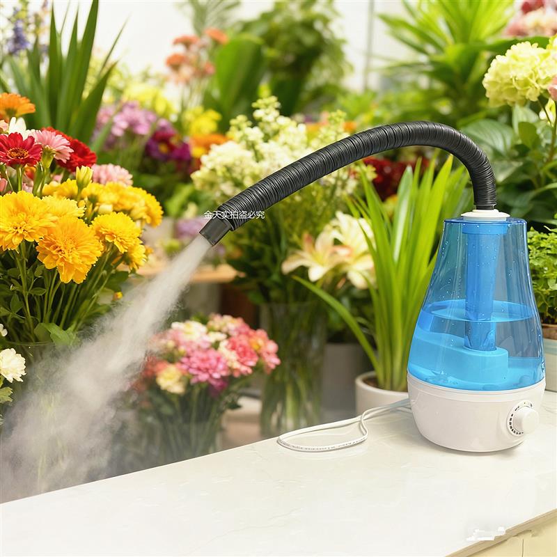 养花加湿器带管蕨类增湿兰花爬宠雨林鱼缸造雾家用超声波喷雾器