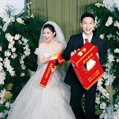 结婚拍照道具中华大辣条创意游戏互动婚礼退场小礼物抛洒撒礼品