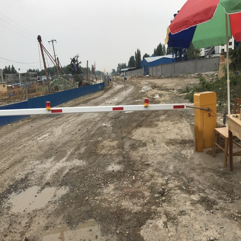 手动道闸手压道闸无电道闸小区大门升降起落手动手压直杆道闸甩卖